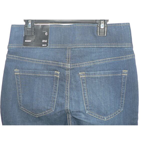 I.N.C. International Concepts Women's Skinny Pull-On Jeans in Indigo Size 6 $70 - Picture 6 of 6